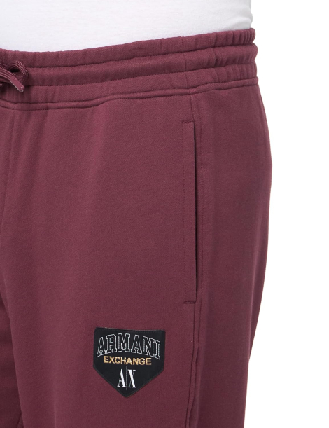 Чоловічі джогери Armani Exchange спортивні штани 1159850427 (Бордовий XXL)
