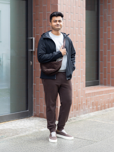 Мужские джоггеры UNIQLO спортивные штаны 1159850513 (Коричневый L)