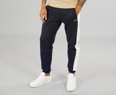 Чоловічі спортивні штани Lacoste джоггери на флісі 1159851820 (Синій/Білий XL)