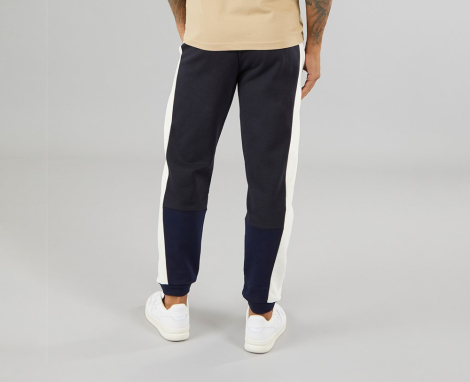 Чоловічі спортивні штани Lacoste джоггери на флісі 1159851820 (Синій/Білий XL)