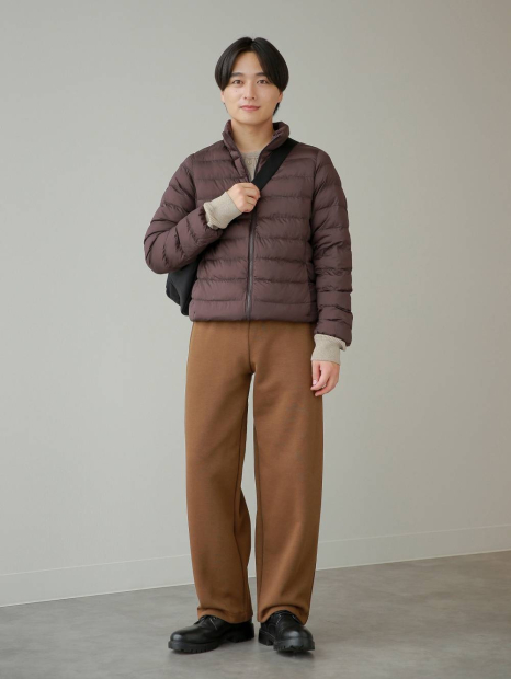 Широкие спортивные штаны DRY UNIQLO 1159852456 (Коричневый L)