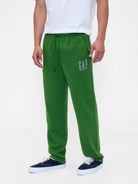 Мужские спортивные штаны GAP на флисе 1159856697 (Зеленый L)