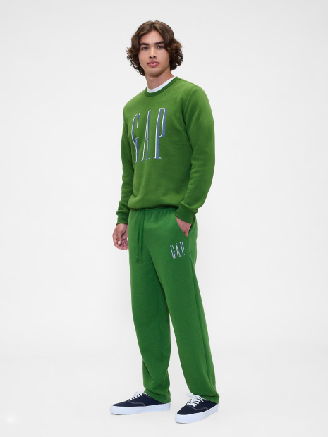 Мужские спортивные штаны GAP на флисе 1159856697 (Зеленый L)