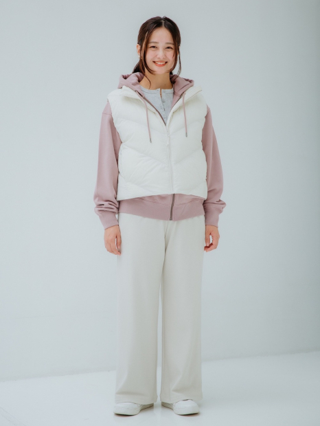 Спортивные штаны UNIQLO на флисе 1159858122 (Молочный XXL)