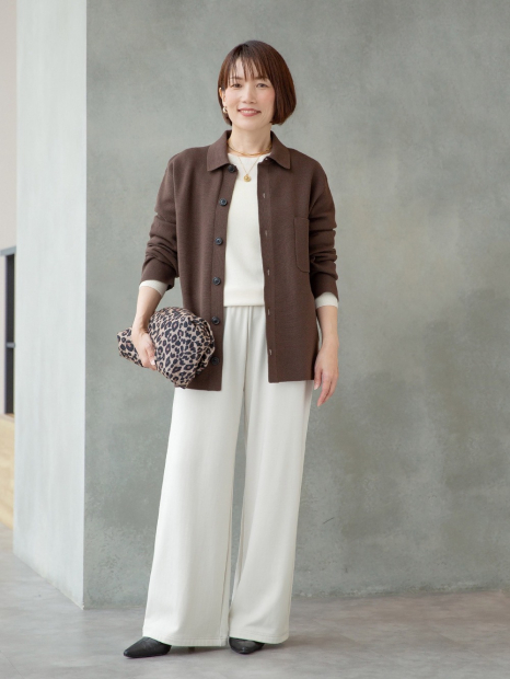 Спортивные штаны UNIQLO на флисе 1159858122 (Молочный XXL)