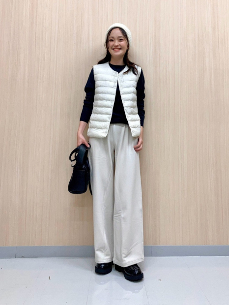 Спортивные штаны UNIQLO на флисе 1159858122 (Молочный XXL)