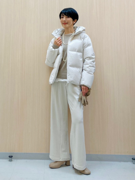 Спортивные штаны UNIQLO на флисе 1159858122 (Молочный XXL)