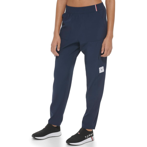Женские спортивные штаны Tommy Hilfiger Sport в стиле карго 1159859294 (Синий S)