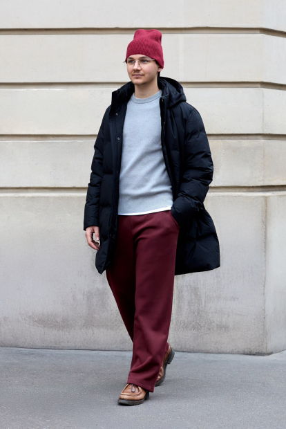 Спортивні штани UNIQLO 1159859778 (Бордовий XXL)