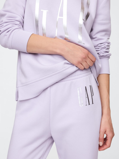 Женские спортивные штаны GAP на флисе 1159861616 (Сиреневый XL)