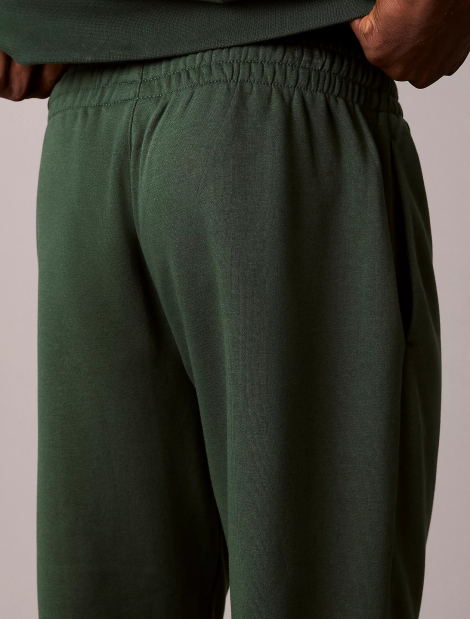 Мужские джоггеры на флисе Calvin Klein спортивные штаны 1159862120 (Зеленый M)