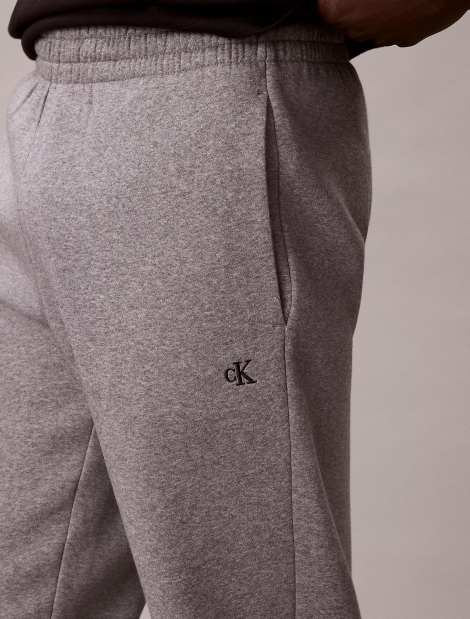 Мужские джоггеры на флисе Calvin Klein спортивные штаны 1159862178 (Серый XL)