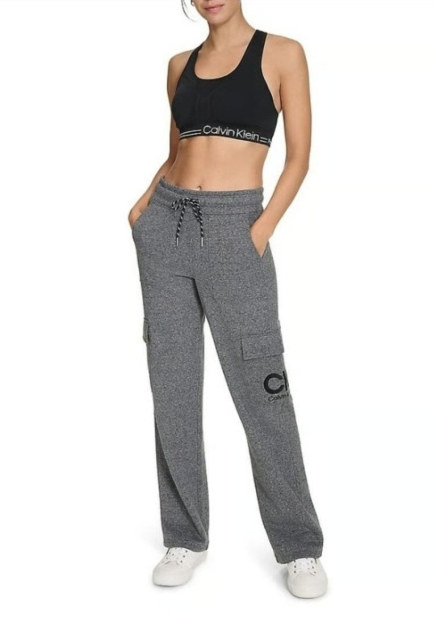 Жіночі спортивні штани Calvin Klein на флісі 1159864779 (Сірий L)