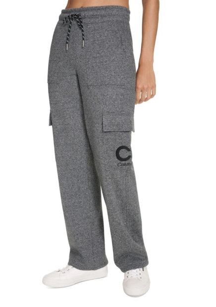 Жіночі спортивні штани Calvin Klein на флісі 1159864779 (Сірий L)