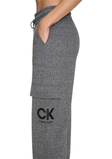 Жіночі спортивні штани Calvin Klein на флісі 1159864779 (Сірий L)