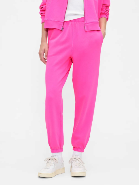 Женские спортивные джоггеры GAP на флисе 1159865314 (Розовый XL)