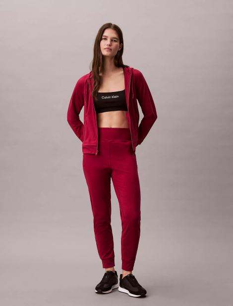 Женские джоггеры Calvin Klein спортивные штаны 1159865324 (Бордовый XL)