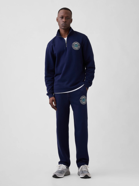 Мужские спортивные штаны GAP на флисе 1160026285 (Синий M)