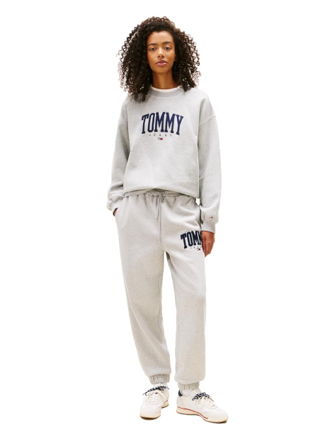 Женские джоггеры на флисе Tommy Hilfiger спортивные штаны 1160293642 (Серый M)
