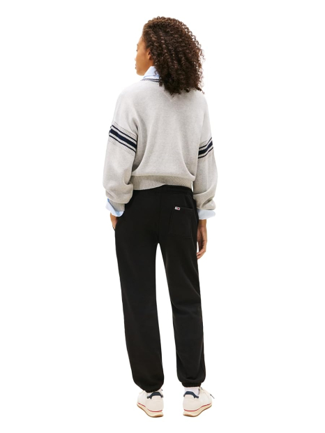 Женские джоггеры на флисе Tommy Hilfiger спортивные штаны 1160325048 (Черный L)