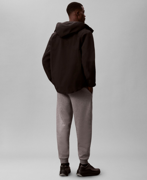 Мужские джоггеры на флисе Calvin Klein спортивные штаны 1160304453 (Серый M)