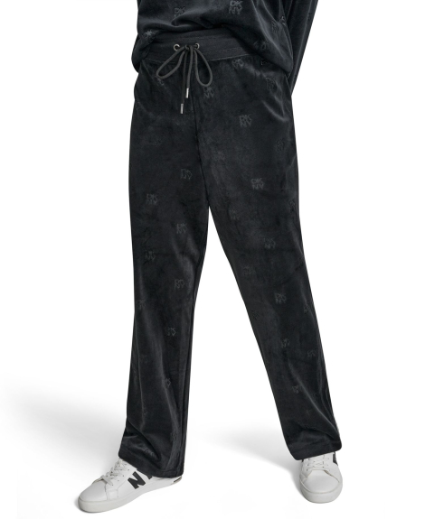 Женские спортивные велюровые штаны DKNY 1160437655 (Черный M)