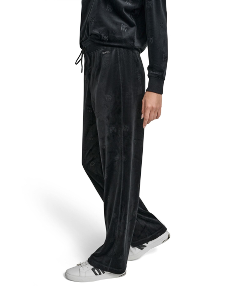 Женские спортивные велюровые штаны DKNY 1160437655 (Черный M)