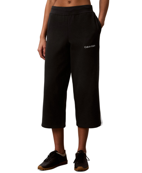 Жіночі укорочені штани Calvin Klein на флісі 1161387062 (Чорний XS)