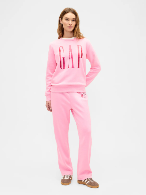 Женские спортивные штаны GAP на флисе 1162004843 (Розовый XXL)