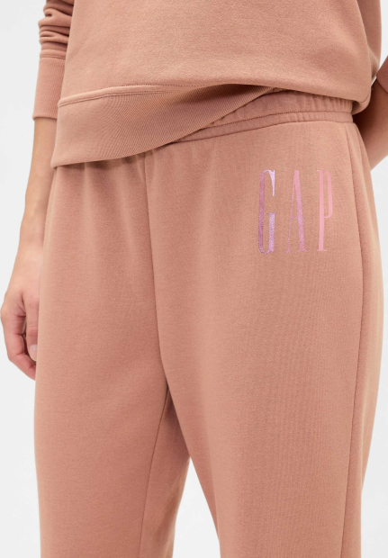 Женские спортивные штаны GAP на флисе 1162021448 (Коричневый XL)
