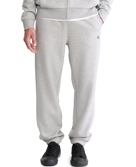 Мужские джоггеры на флисе Calvin Klein спортивные штаны 1162690270 (Серый XXL)