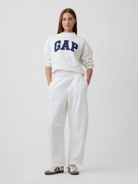 Женские спортивные штаны GAP на флисе 1163024572 (Белый L)