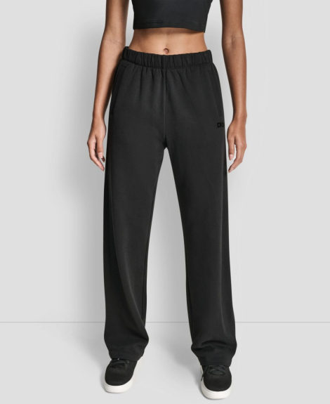 Жіночі спортивні штани DKNY на флісі 1163074323 (Чорний XL)