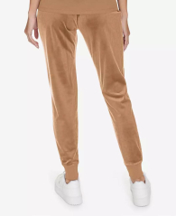 Женские велюровые спортивные штаны Calvin Klein джоггеры 1159839726 (Коричневый XS)