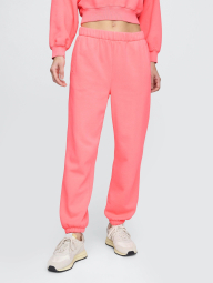Женские спортивные джоггеры GAP на флисе 1159841751 (Розовый XS)