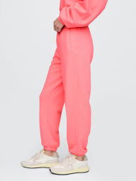Женские спортивные джоггеры GAP на флисе 1159841751 (Розовый XS)