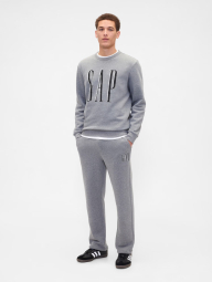 Мужские спортивные штаны GAP на флисе 1159842306 (Серый M)