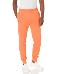 Мужские спортивные штаны Lacoste джоггеры на флисе 1159843257 (Оранжевый XXL)