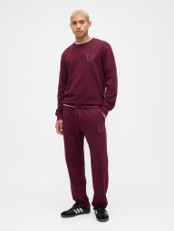 Мужские спортивные штаны GAP на флисе 1159843595 (Бордовый M)