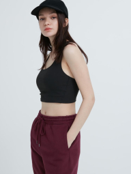 Жіночі спортивні штани UNIQLO 1159843906 (Бордовий S)