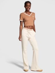 Спортивные штаны Victoria's Secret Pink 1159845386 (Молочный XL)