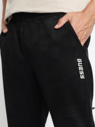 Чоловічі спортивні штани GUESS з екозамші 1159846709 (Чорний M)