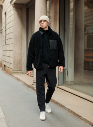 Чоловічі джоггери UNIQLO спортивні штани 1159846816 (Чорний M)