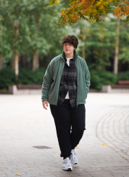 Чоловічі джоггери UNIQLO спортивні штани 1159846816 (Чорний M)