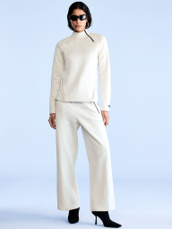 Спортивні штани Wide-Leg Victoria's Secret на флісі 1159847077 (Молочний S)