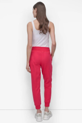 Жіночі спортивні штани DKNY джоггери на флісі 1159850124 (рожевий XL)