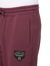 Чоловічі джогери Armani Exchange спортивні штани 1159850427 (Бордовий XXL)