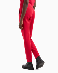 Женские легкие штаны Armani Exchange с принтом и вышивкой 1159851614 (Красный XL)