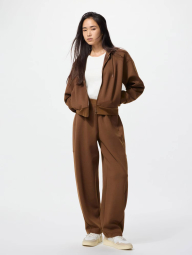 Широкі спортивні штани DRY UNIQLO 1159852456 (Коричнева L)