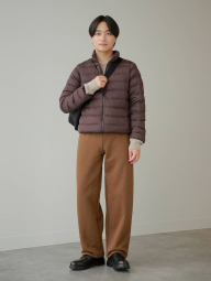 Широкие спортивные штаны DRY UNIQLO 1159852456 (Коричневый L)